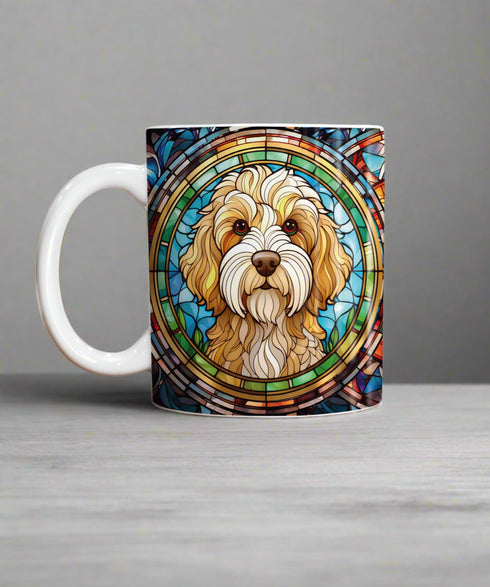 Cockapoo Apricot Suncatcher Artwork Ceramic Mug